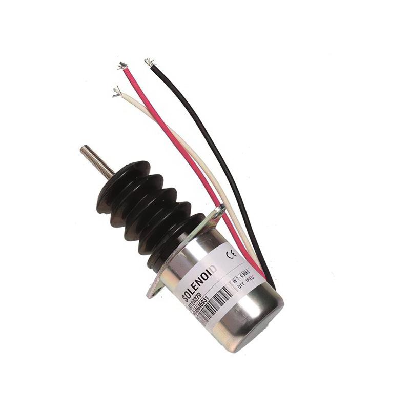 12V Fuel Shut Off Solenoid AM124379 For John Deere Wheel Loader 544G 624G 644G
