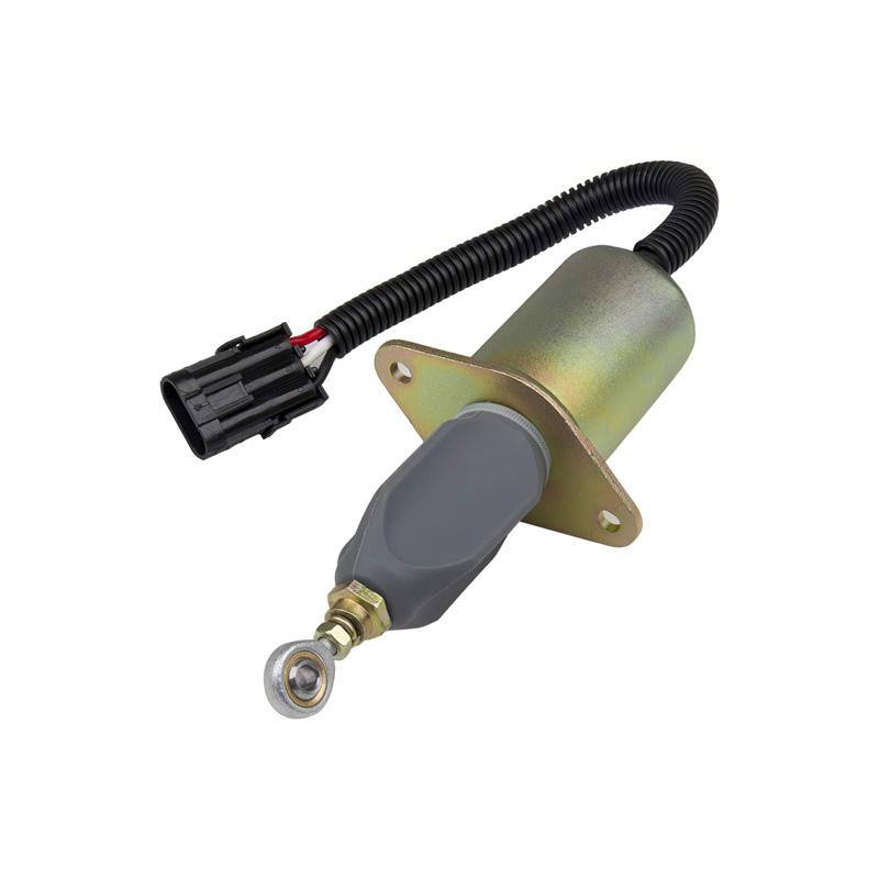 12V Shut off Solenoid Valve 7136559 6681512 for Bobcat A220 S100 S130 S150 S160 S175 S185 S205 S220 S250