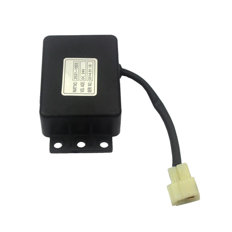 12V Wiper Timer Relay 2537-9008 for Doosan Daewoo Excavator DH220-5 DH220-7 DH215-7