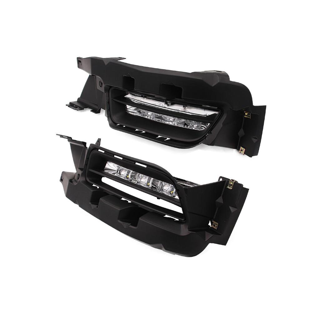 1 Set Bumper LED Fog Light DRL Driving Lamp Cover Fit 68214427AB 68214428AB for Dodge Charger 2015 2016 2017 With Wiring Harness