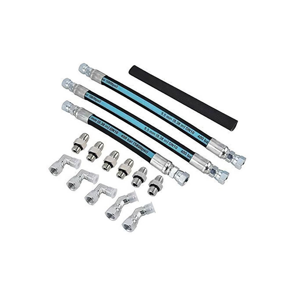 1Set High Pressure Oil Pump HPOP Crossover Line Hose hpX 181999095762 182003021559 for 99-03 Ford 7.3L Powerstroke