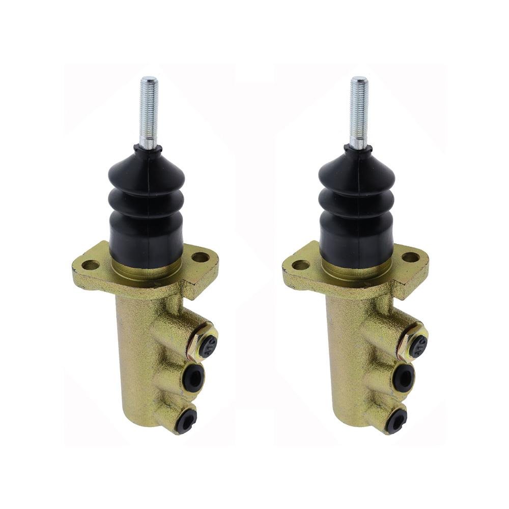 2 Pcs Master Brake Cylinder 182445A1 D143162 D141150 for Case 580SL 580SL Series 2 580SM 580K 580L 580M