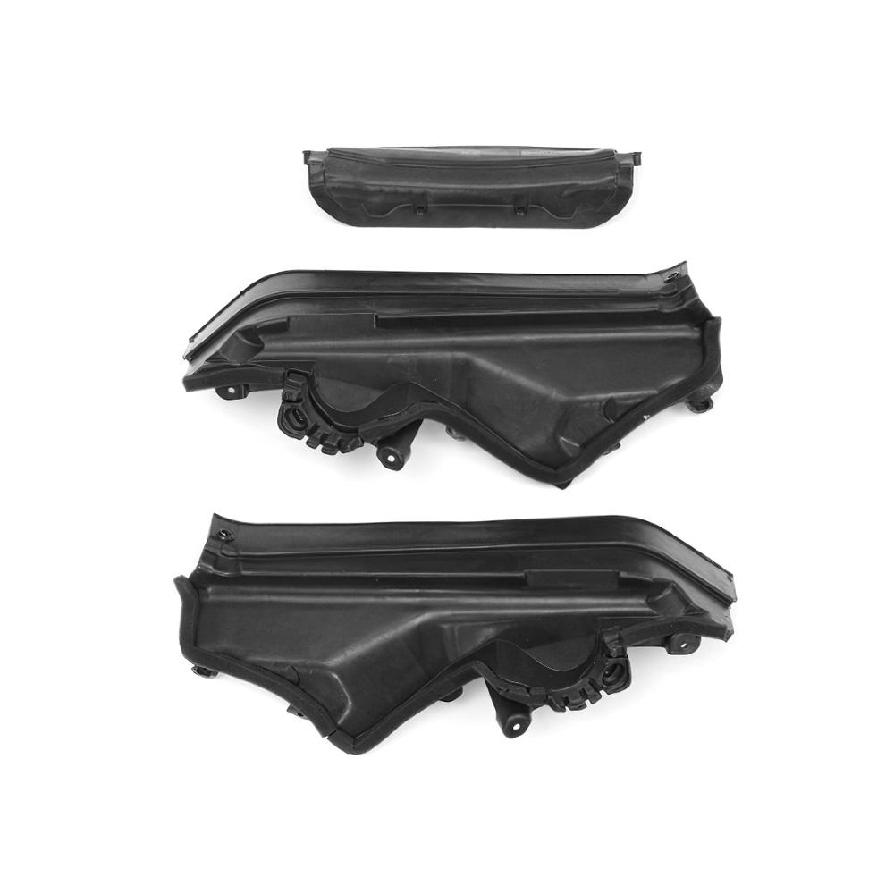 3pcs Car Engine Upper Compartment Partition Panel Set 51717169419 51717169420 51717169421 for BMW X5 X6 E70 E71 E72