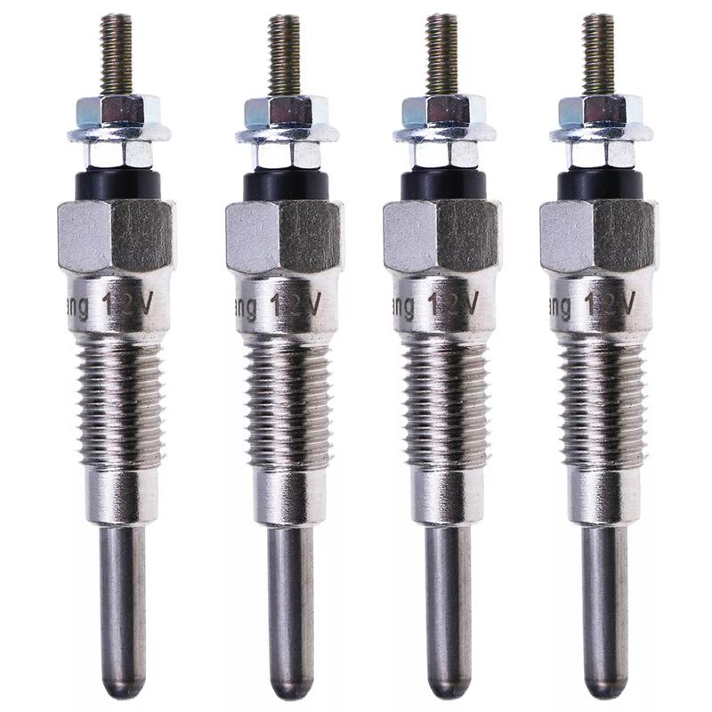 4 Pieces Glow Plug 11065-34W00 11065-Y1404 for Nissan Engine SD22 SD23 SD25 Vehicle Atlas Caravan