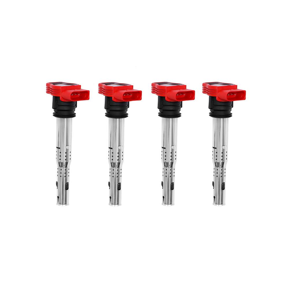 4 PCS Ignition Coil 06E905115E for TT A4 A5 Q5 VW Golf Passat Jetta GTI 2.0T 2.0L UF529