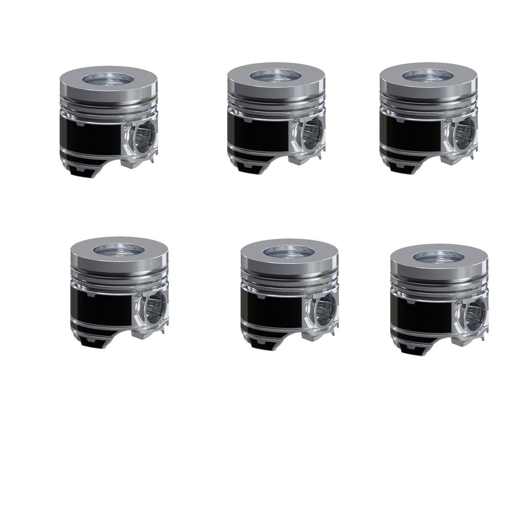 6 pcs Piston 4941393 for Cummins 6D114 QSL9 Engine in USA