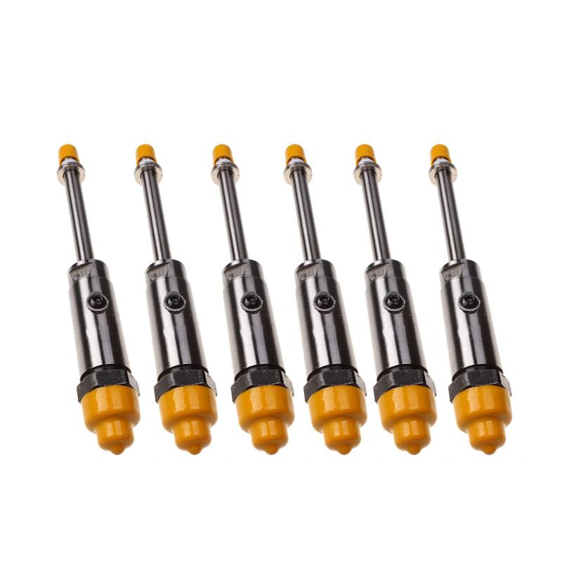 6Pcs Fuel Injector Pencil Nozzle 4W-7018 4W7018 for Caterpillar CAT 3406B 3432 3408 3408B