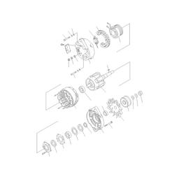 Buy 90 Amp Alternator 600-825-9330 for Komatsu SA12V140 SAA12V140E SAA6D170E SDA12V140 SDA12V140E Engine