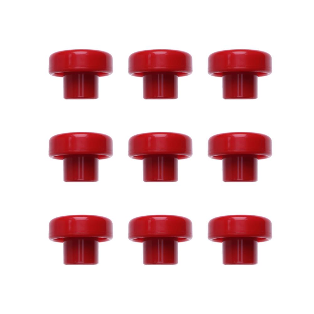9 pcs Red Buttons for E-Stop Switch ED250B-1 ZJK-250 250A Emergency Stop switch for Albright Electric Stacker Forklift Pallet Car