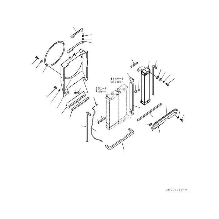 Aftercooler 20Y-03-41131 For Komatsu Excavator PC200-8 PC200LC-8 PC210-8K PC210LC-8K PC210NLC-8K PC230NHD-8K