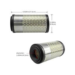 Air Filter Outer 6C060-99410 Inner 32721-58240 for Kubota Engine D1105 Tractor B1700HSD B2400HSD B2100HSD B2320HSD B2410HSD B3200HSD B7410D
