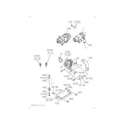Alternator 1812004402 for Isuzu Engine 4BD1 4BD1T 4BG1 Hitachi Excavator EX220 EX200-2 sale