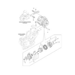 Alternator XJAU-00980 For Hyundai Excavator R55-7A R55-9 R60-9S R55W-9 R60W-9S R55W-7A R60CR-9 R80-7A R80CR-9 online