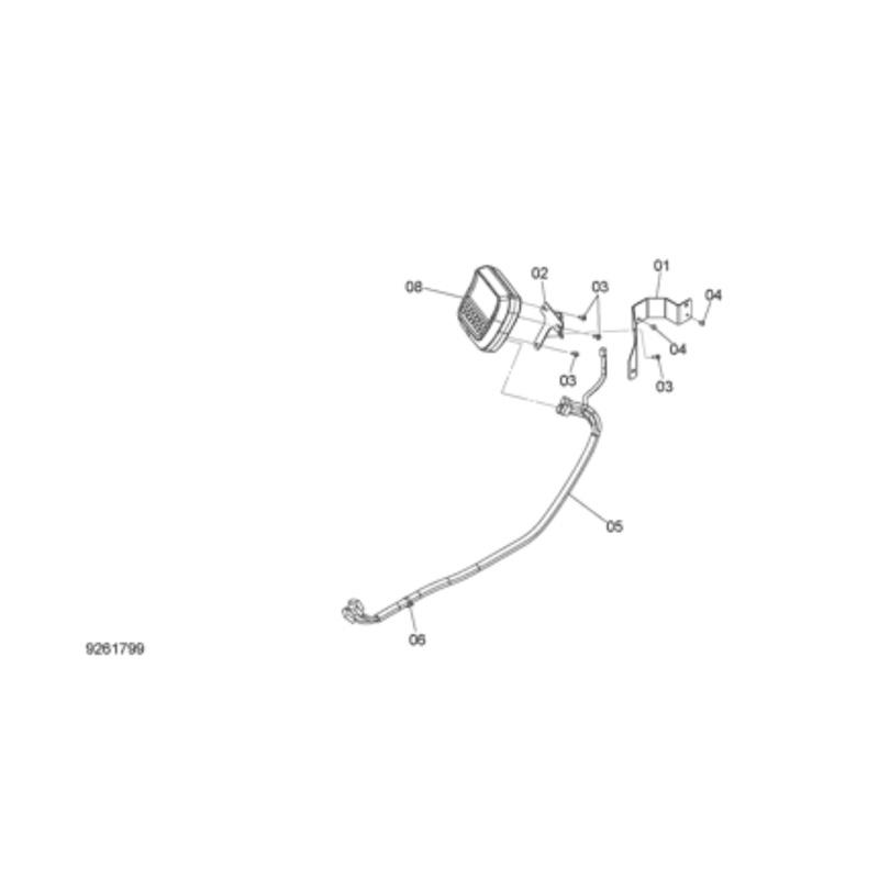Cluster Monitor 4653782 for Hitachi ZX140W-3 ZX145W-3 ZX170W-3 ZX190W-3 ZX210W-3 ZX220W-3 ZX250W-3 ZX360W-3