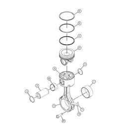 Crown - Piston 238-2701 for Caterpillar CAT Excavator 330D LN Engine C-9 C9 in USA online