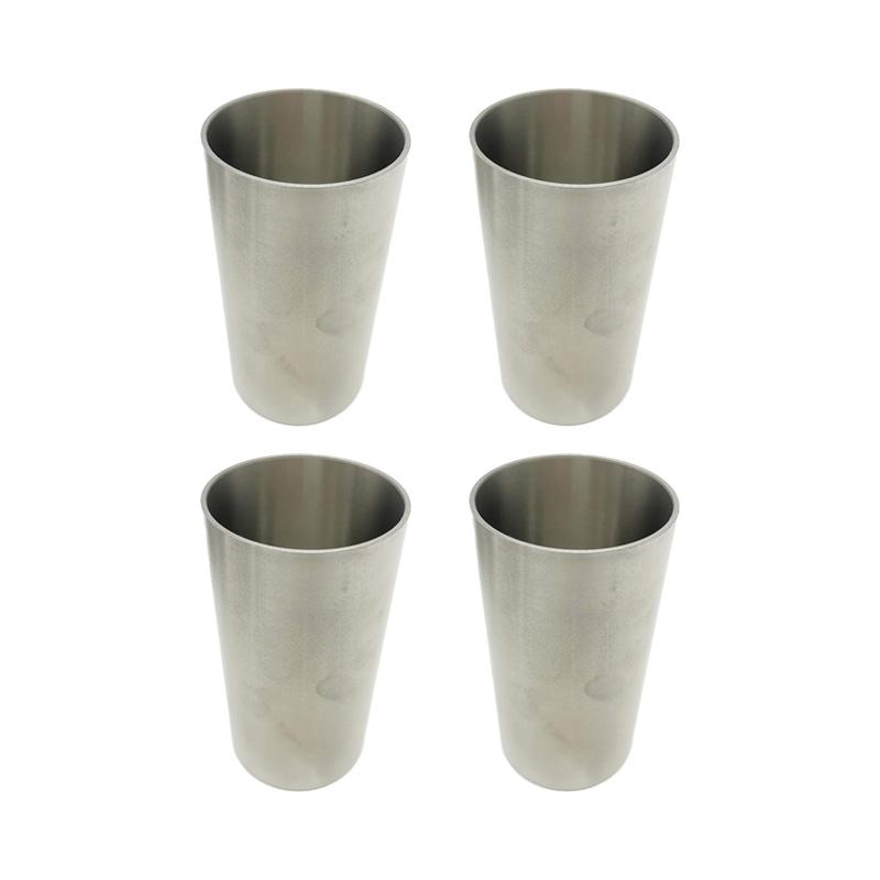 Cylinder Liner 4 Units 1 Set For Yanmar Engine 4TNE94 Komatsu Engine 4D94E