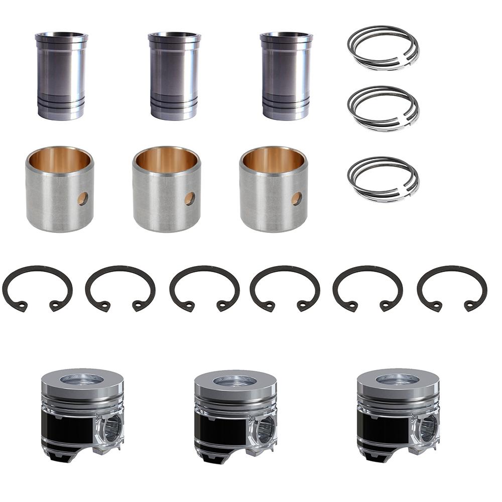 Cylinder Liner Kit Engine Four Matching For Hitachi Excavator EX22 EX25 Isuzu Engine 3KR1 online Cylinder Liner Kit Engine Four Matching For Hitachi Excavator EX22 EX25 Isuzu Engine 3KR1 online