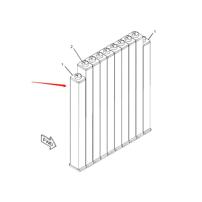 Engine Radiator Core 6I2433 for Caterpillar Engine 3408 3408C 3408E CAT Tractor D8L D9N D9R
