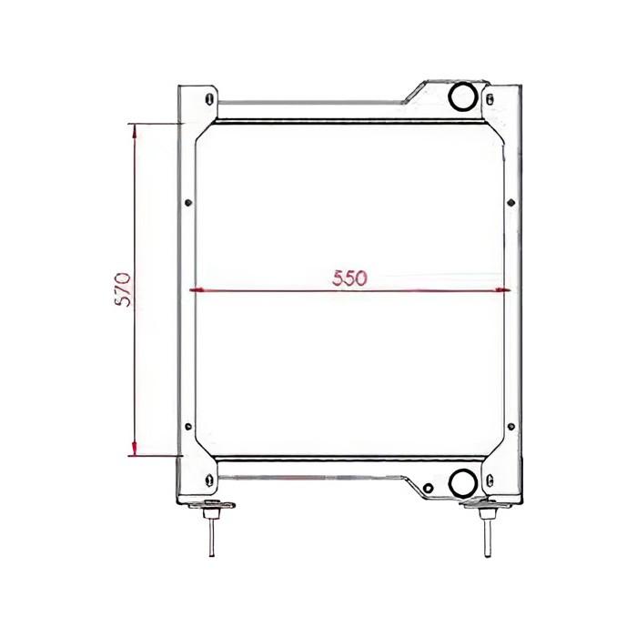 Engine Water Radiator Core 11890331 for Volvo Loader BL61 online Engine Water Radiator Core 11890331 for Volvo Loader BL61 online
