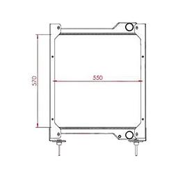 Engine Water Radiator Core 11890331 for Volvo Loader BL61 online