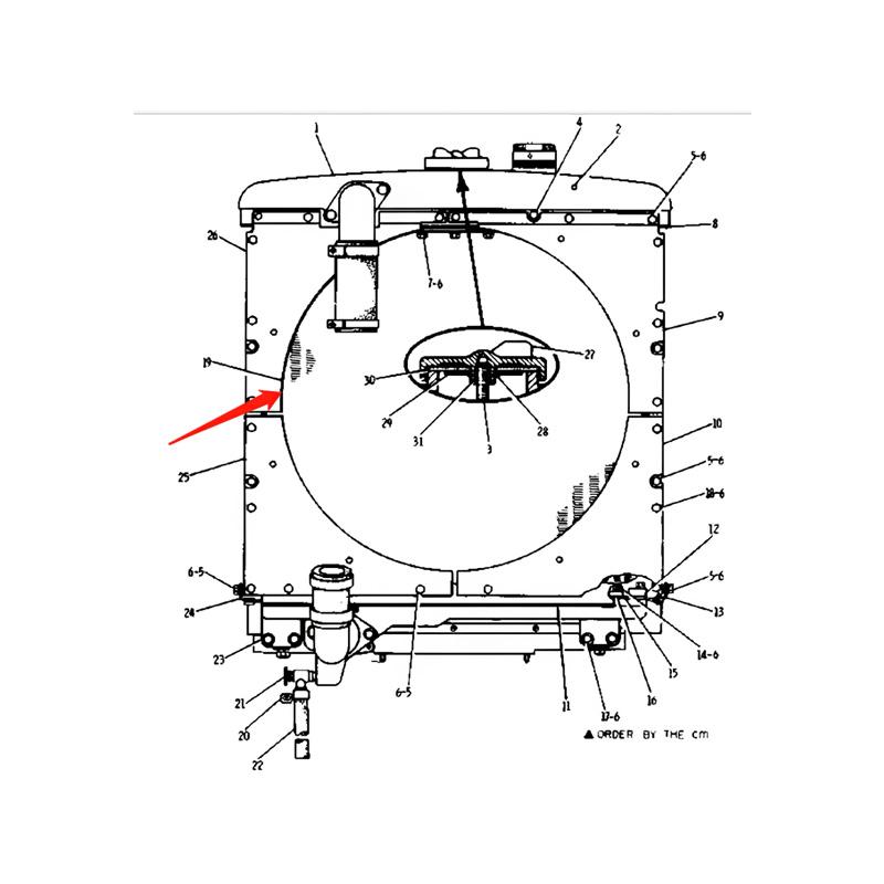 Engine Water Radiator Core 4N8248 for Caterpillar CAT 930 950 Wheel Loader online Engine Water Radiator Core 4N8248 for Caterpillar CAT 930 950 Wheel Loader online