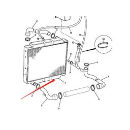 Engine Water Radiator Core 923/04600 for JCB 3CX 4CX online