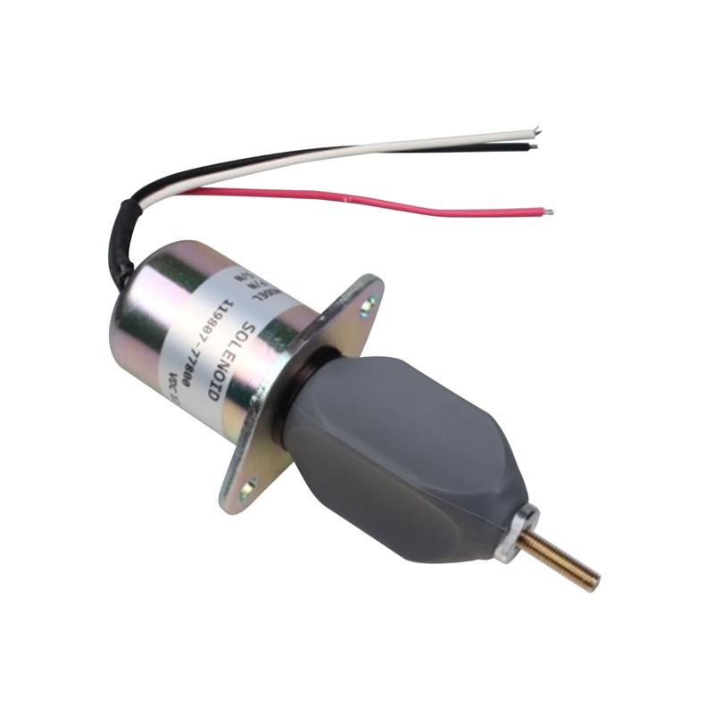 Fuel Shut Off Solenoid 425-36117 for Yanmar Engine 4TNE106 4TNE106T Gehl Skid Loader SL7600 SL7800 online Fuel Shut Off Solenoid 425-36117 for Yanmar Engine 4TNE106 4TNE106T Gehl Skid Loader SL7600 SL7800 online