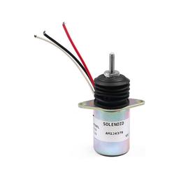 Buy Fuel Shut Off Solenoid AM124379 for John Deere Tractor 415 425 445 455 Front Mower F915 F925 F935