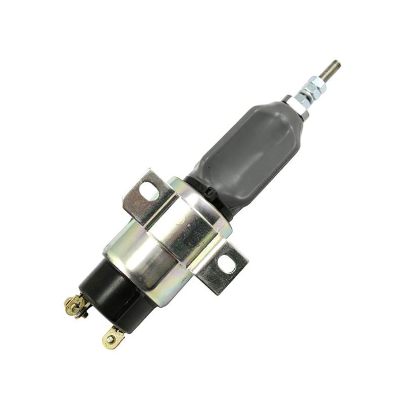 Fuel Shutoff Solenoid 1751-12E7U1B1S5A for Cummins Caterpillar CAT Excavator E70B E320
