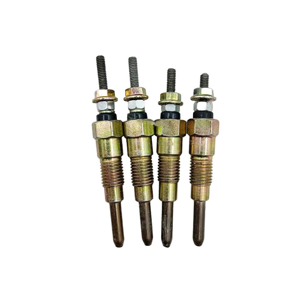 Glow Plug 4 Units 1 Set For Komatsu Crawler Tractor D21A-7T-M D21P-7T-M Yanmar Engine 4TNE98 Komatsu Engine 4D98E