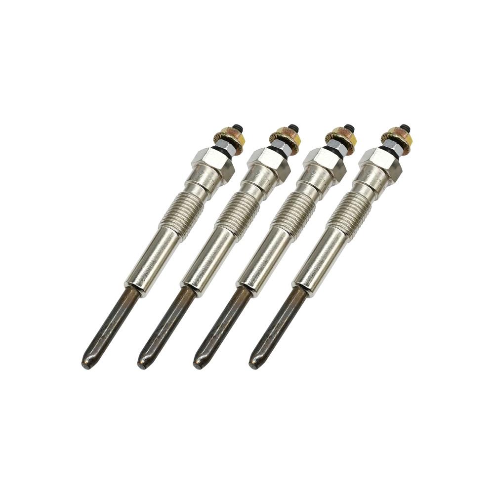 Glow Plug 4 Units 1 Set For Komatsu Skid Steer SK09J-2 Yanmar Engine 4TNE98 Komatsu Engine 4D98E