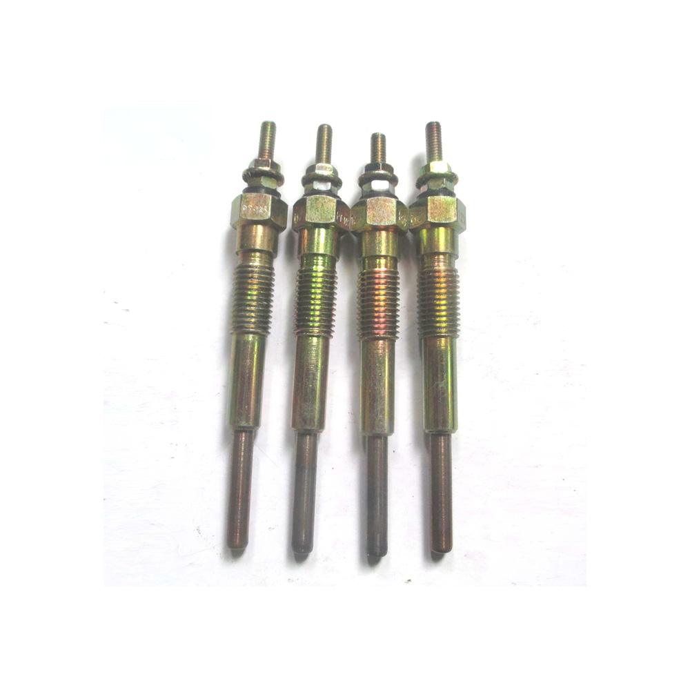 Glow Plug 4pcs For Komatsu Excavator PC95R-2 PW95R-2 Yanmar 4TNE106D Komatsu 4D106D
