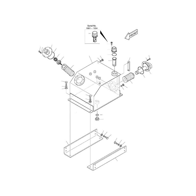 Hydraulic Filter 2474-1003A For Doosan Daewoo MEGA 160TC MEGA 160 DX63-3 DX62R-3 DX60R