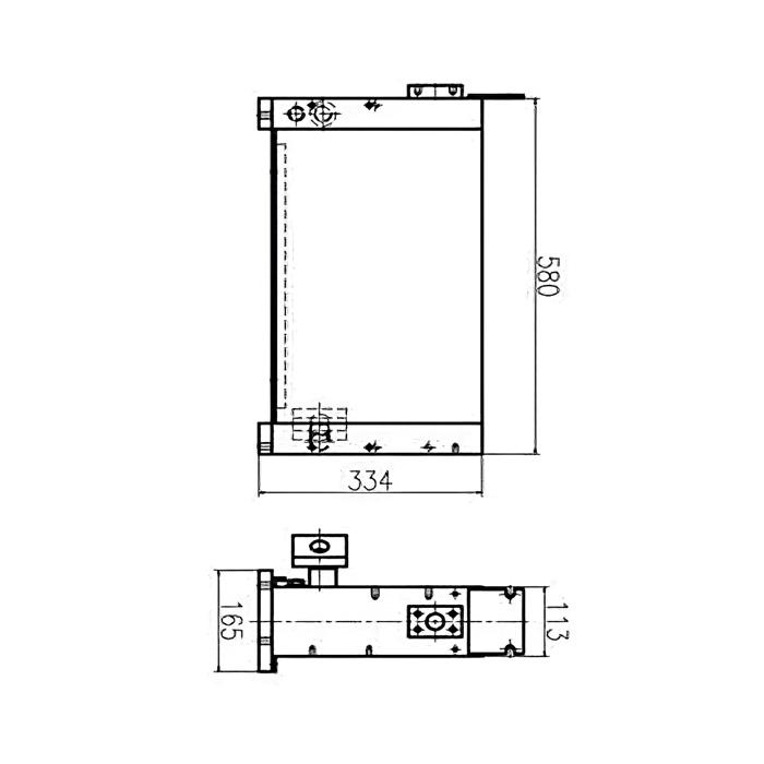Hydraulic Oil Cooler New Type For Lonking LG60