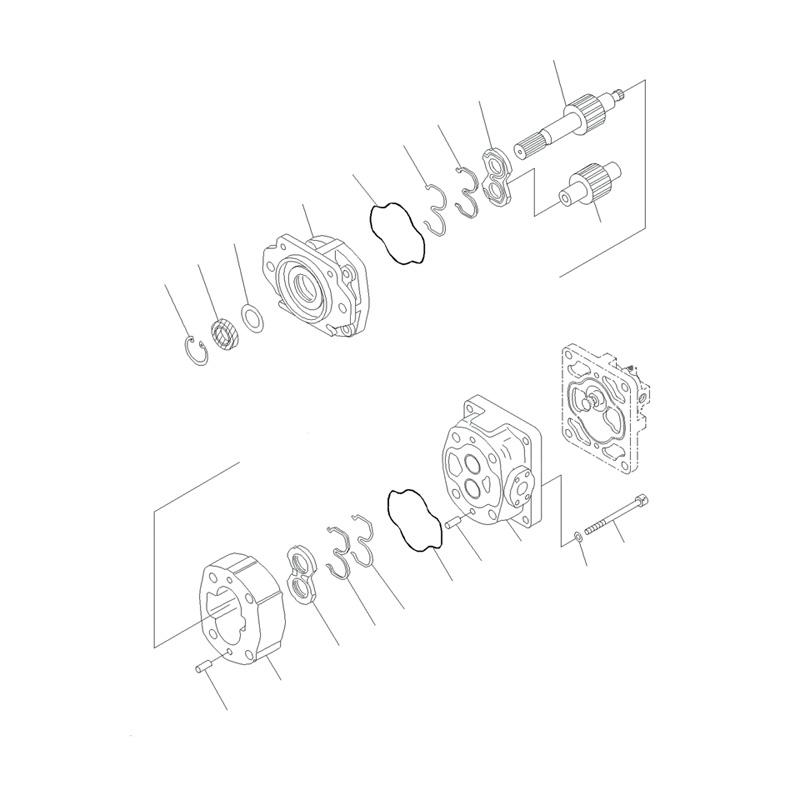 Hydraulic Pump 705-52-31220 For Komatsu Grader GD755-3 GH320-3 GD755-5R online Hydraulic Pump 705-52-31220 For Komatsu Grader GD755-3 GH320-3 GD755-5R online