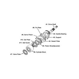 Buy Hydraulic Pump Repair Parts Kit for Linde HPR160