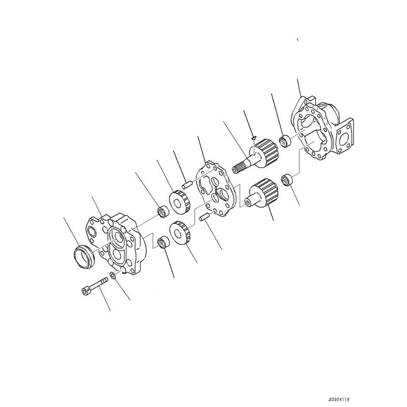 Hydraulic Scavenging Pump 704-72-44000 For Komatsu Bulldozer D475A-5 online Hydraulic Scavenging Pump 704-72-44000 For Komatsu Bulldozer D475A-5 online