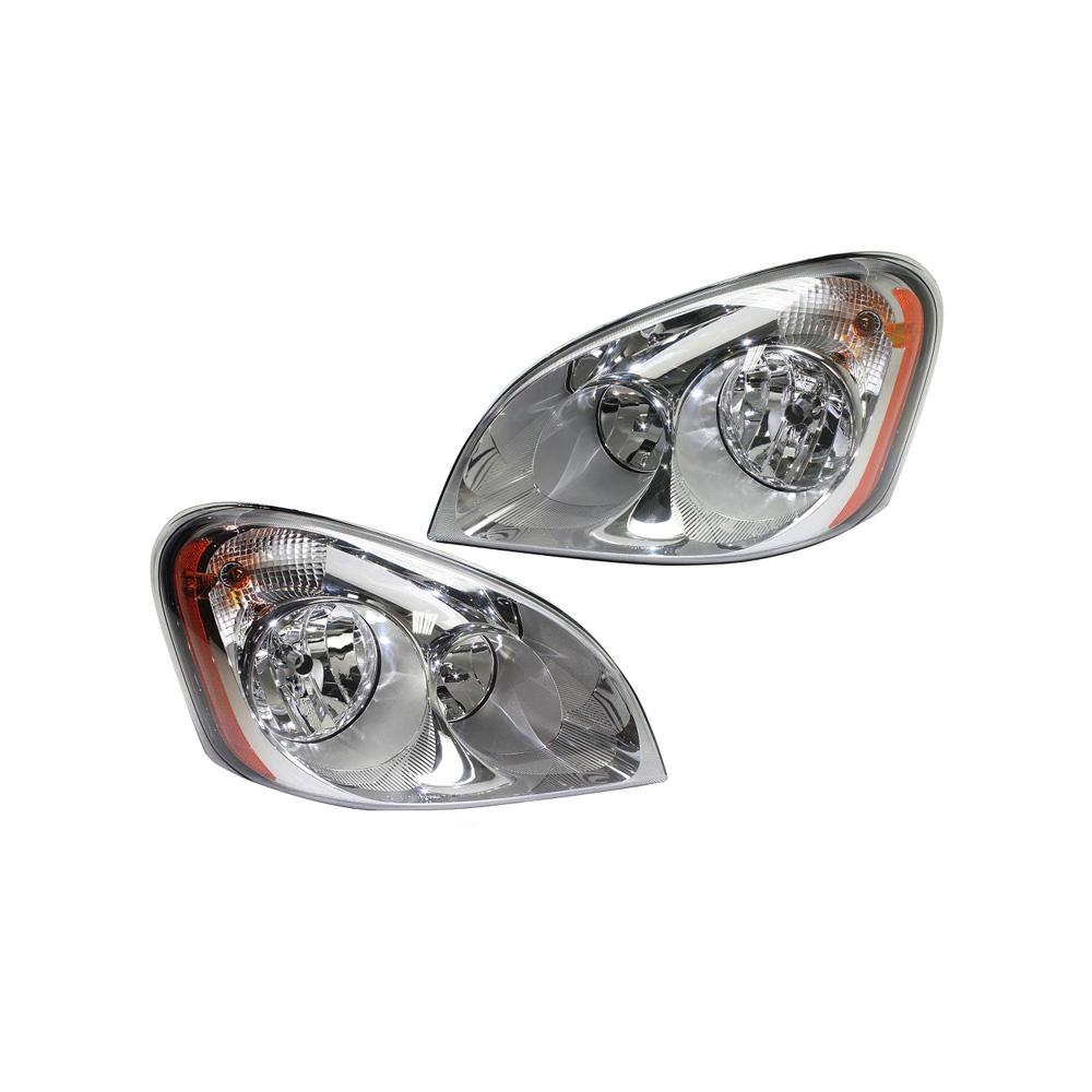 Left Right Side LED Headlight Pair Set A06-51907-006 A06-51907-007 2008-2018 For Freightliner Cascadia 113