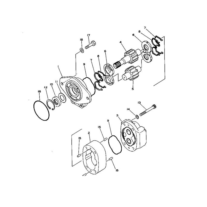 Loader Pump 705-11-34100 For Komatsu Wheel Loader 530-1 530B-1 online Loader Pump 705-11-34100 For Komatsu Wheel Loader 530-1 530B-1 online
