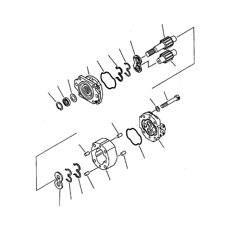 Loader Pump 705-11-38000 For Komatsu Wheel Loader 540-1 540B-1 online Loader Pump 705-11-38000 For Komatsu Wheel Loader 540-1 540B-1 online