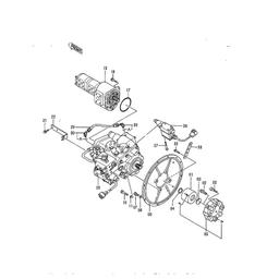 Main Hydraulic Pump Coupling Assy 4228189 For Hitachi Feller Buncher 493D sale