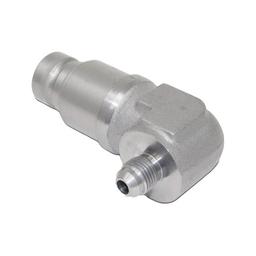 Male Flat Face Coupler with 3/8 JIC 90 Degree End 7167304 for Bobcat sale