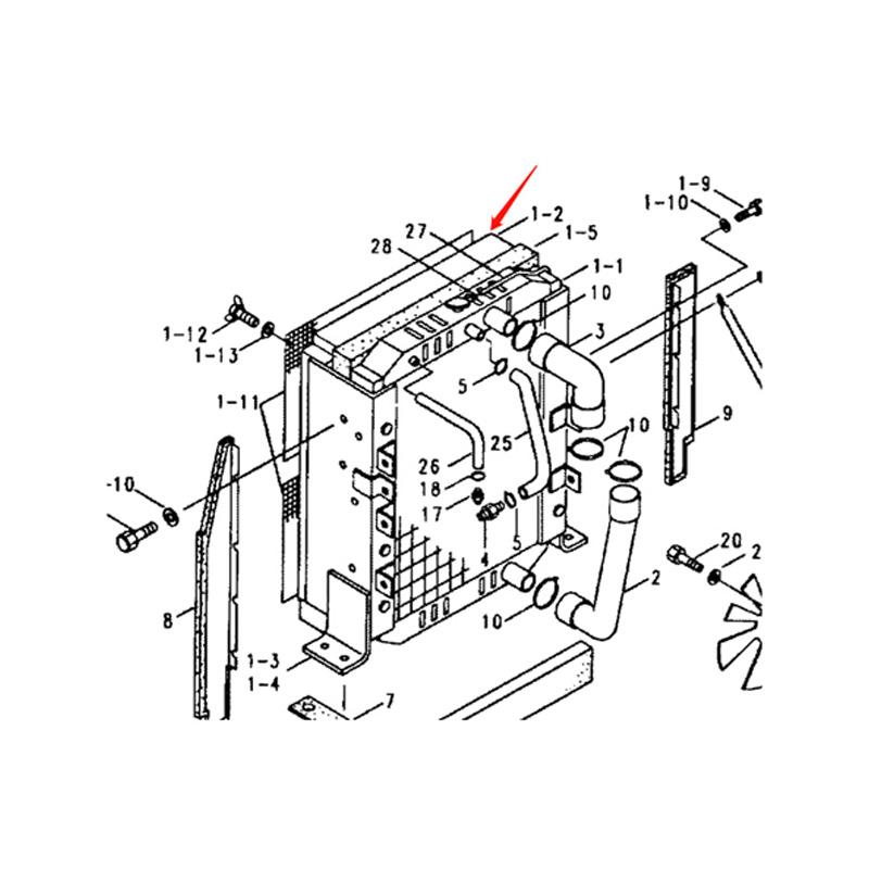 Oil Cooler 11E8-4103 for Hyundai Old Crawler Excavator R320LC online Oil Cooler 11E8-4103 for Hyundai Old Crawler Excavator R320LC online