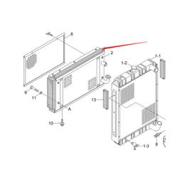 Oil Cooler 11N8-43204 for Hyundai Excavator R290LC-7 R250LC-7A R290LC-7A sale