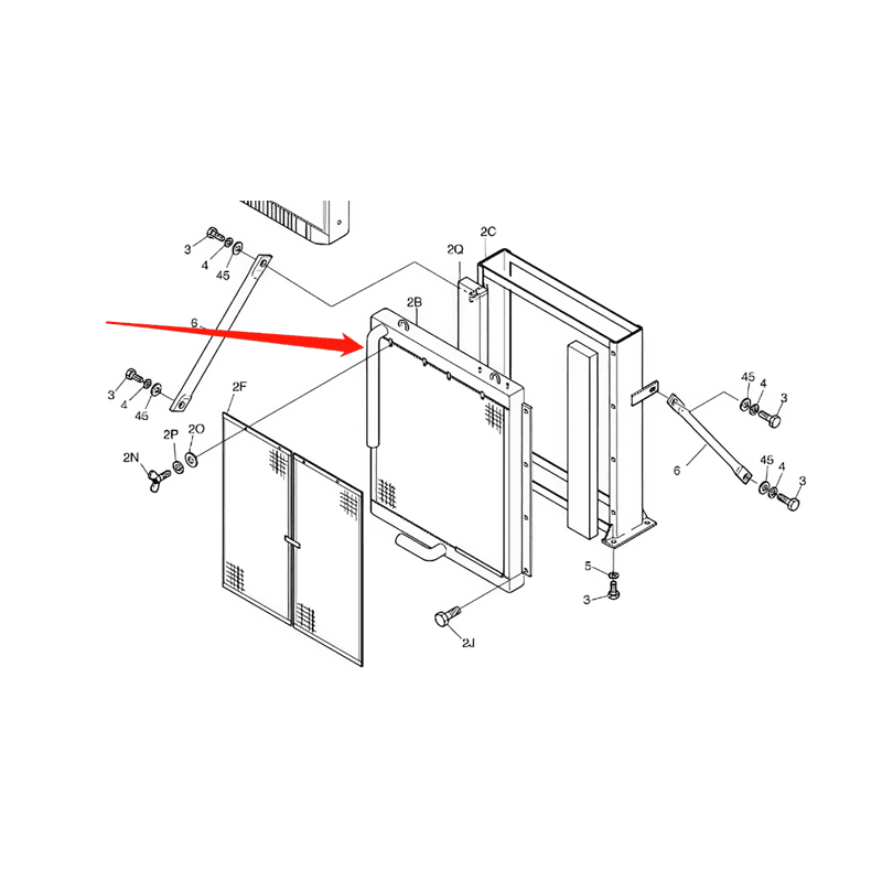 Oil Cooler 13B82000 for Doosan Excavator S210W-V S170W-V S180W-V S225NLC-V online Oil Cooler 13B82000 for Doosan Excavator S210W-V S170W-V S180W-V S225NLC-V online