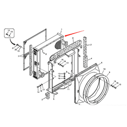 Oil Cooler 14515077 for Volvo EC330 EC330B Hydraulic Excavator
