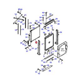 Buy Oil Cooler 207-03-71641 for Komatsu Excavator PC360-7 in USA