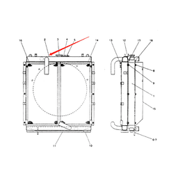 Buy Oil Cooler 2452U416S19 for Kobelco Excavator SK200-3 SK200 SK200LC MD200C