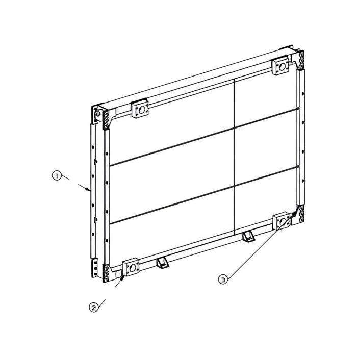 Oil Cooler 2452U660S22 for Kobelco SK300-2 SK300 Excavator