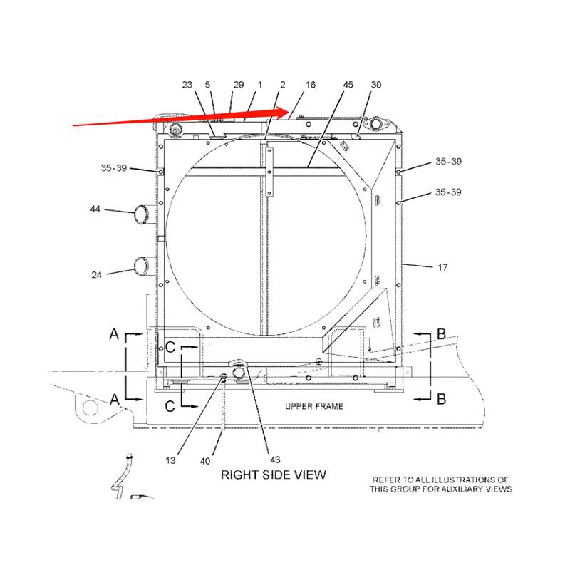 Oil Cooler 353-5551 for Caterpillar CAT Excavator E329D E324D E325D E326D online Oil Cooler 353-5551 for Caterpillar CAT Excavator E329D E324D E325D E326D online